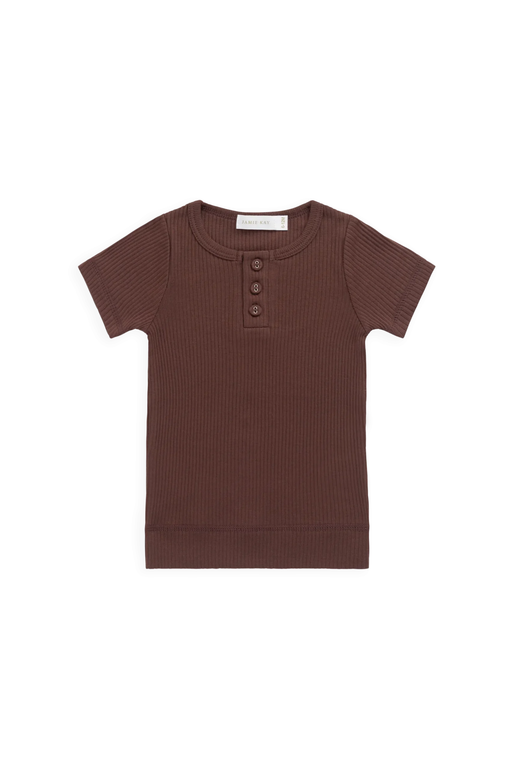Organic Cotton Modal Henley Tee