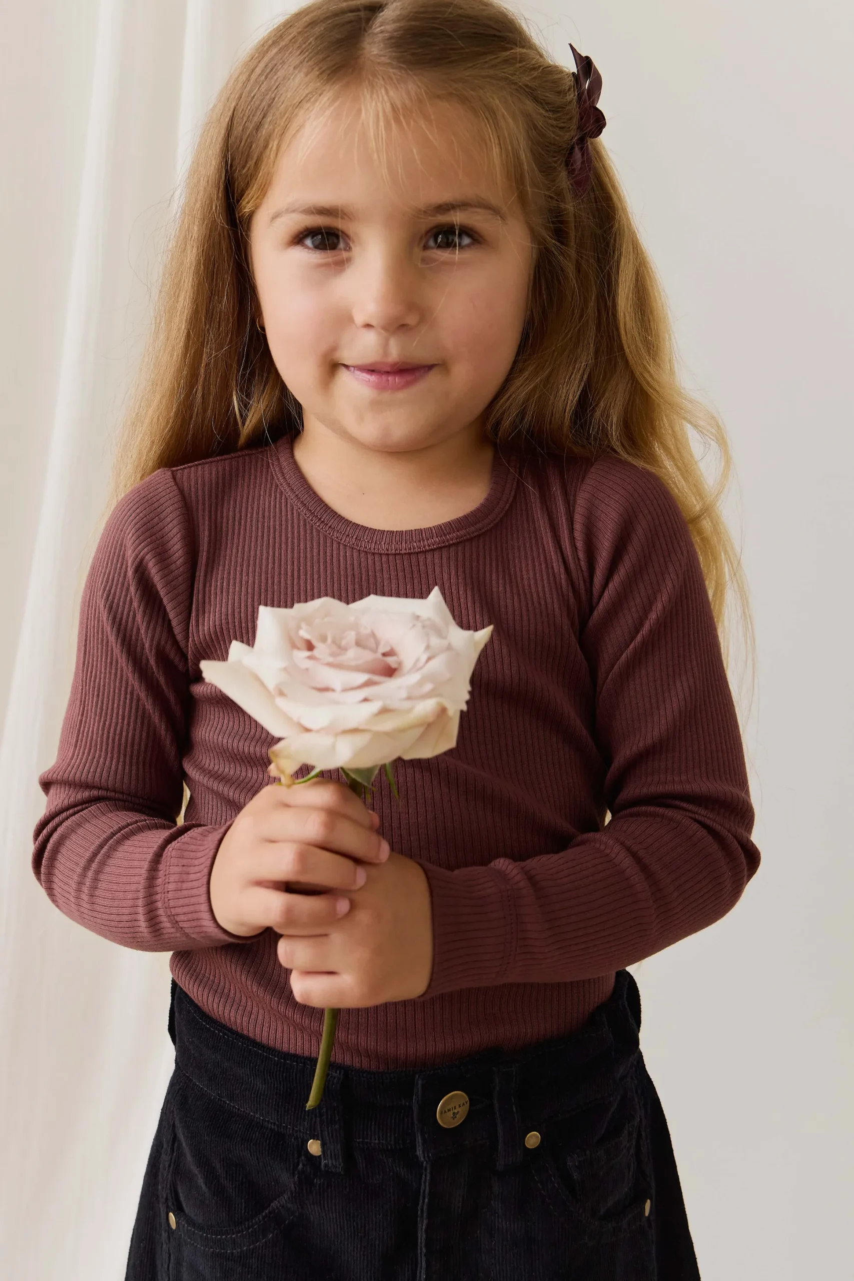 Organic Cotton Modal Marina Long Sleeve Top