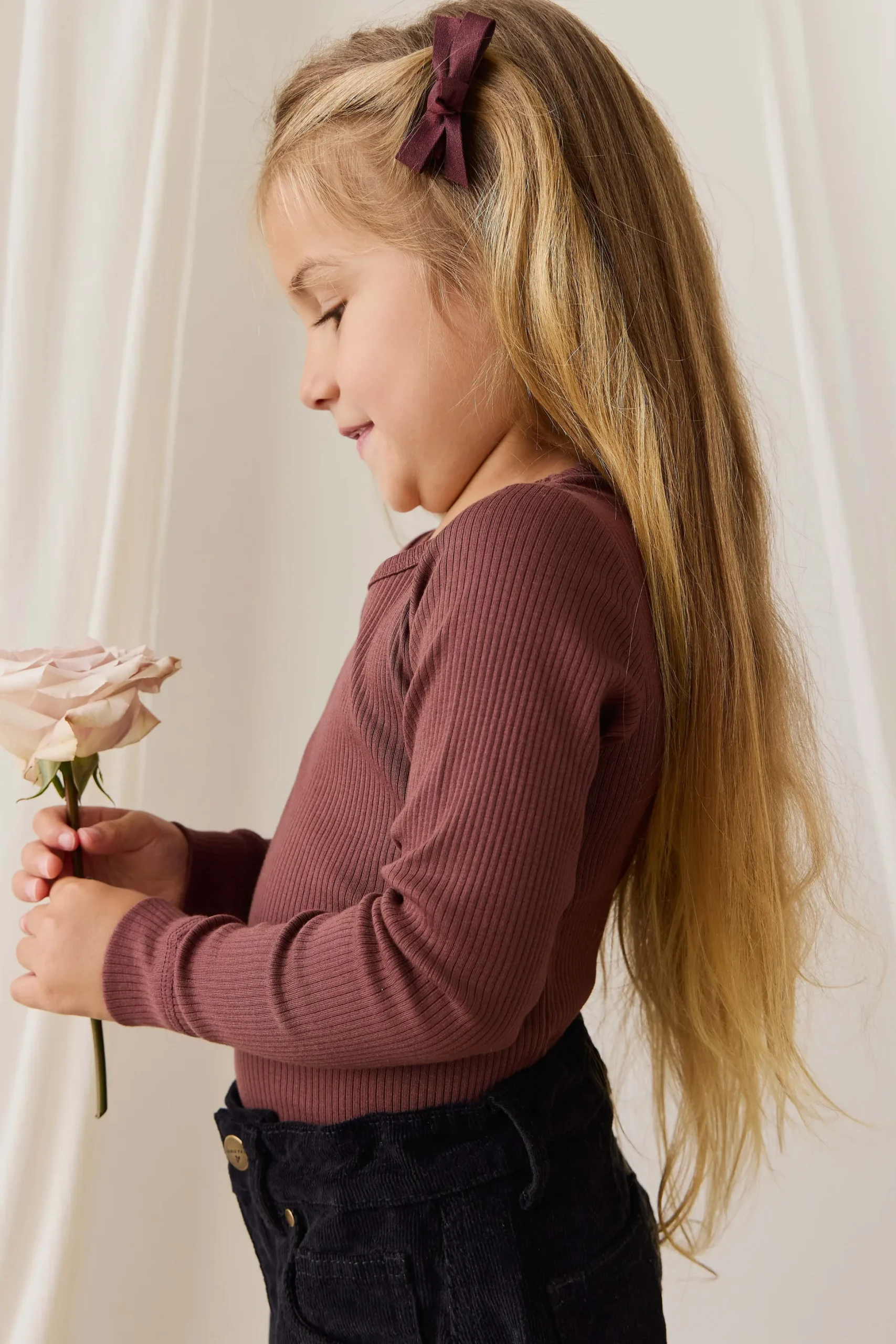 Organic Cotton Modal Marina Long Sleeve Top