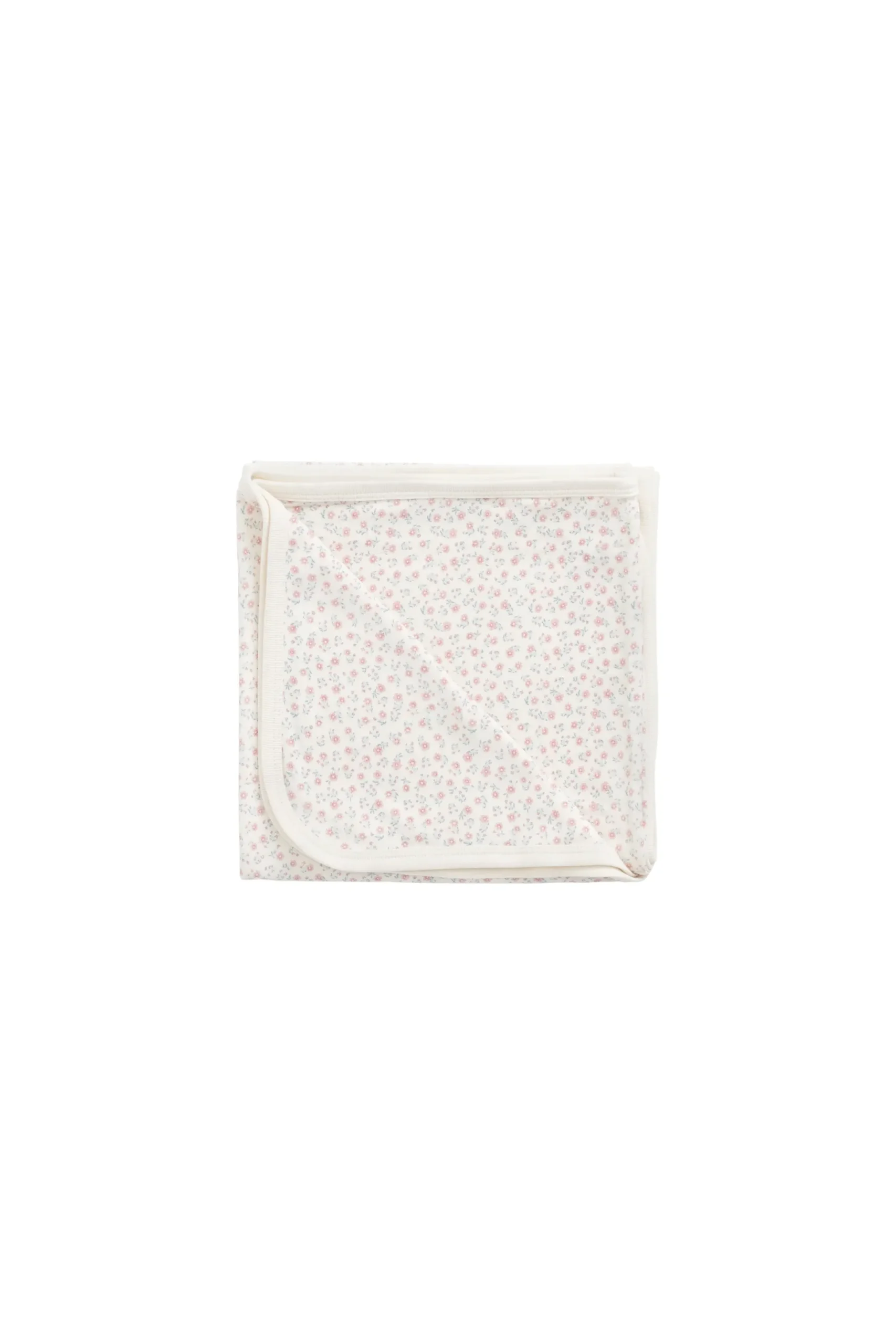 Organic Cotton Murphy Blanket - Posy Garden Pink