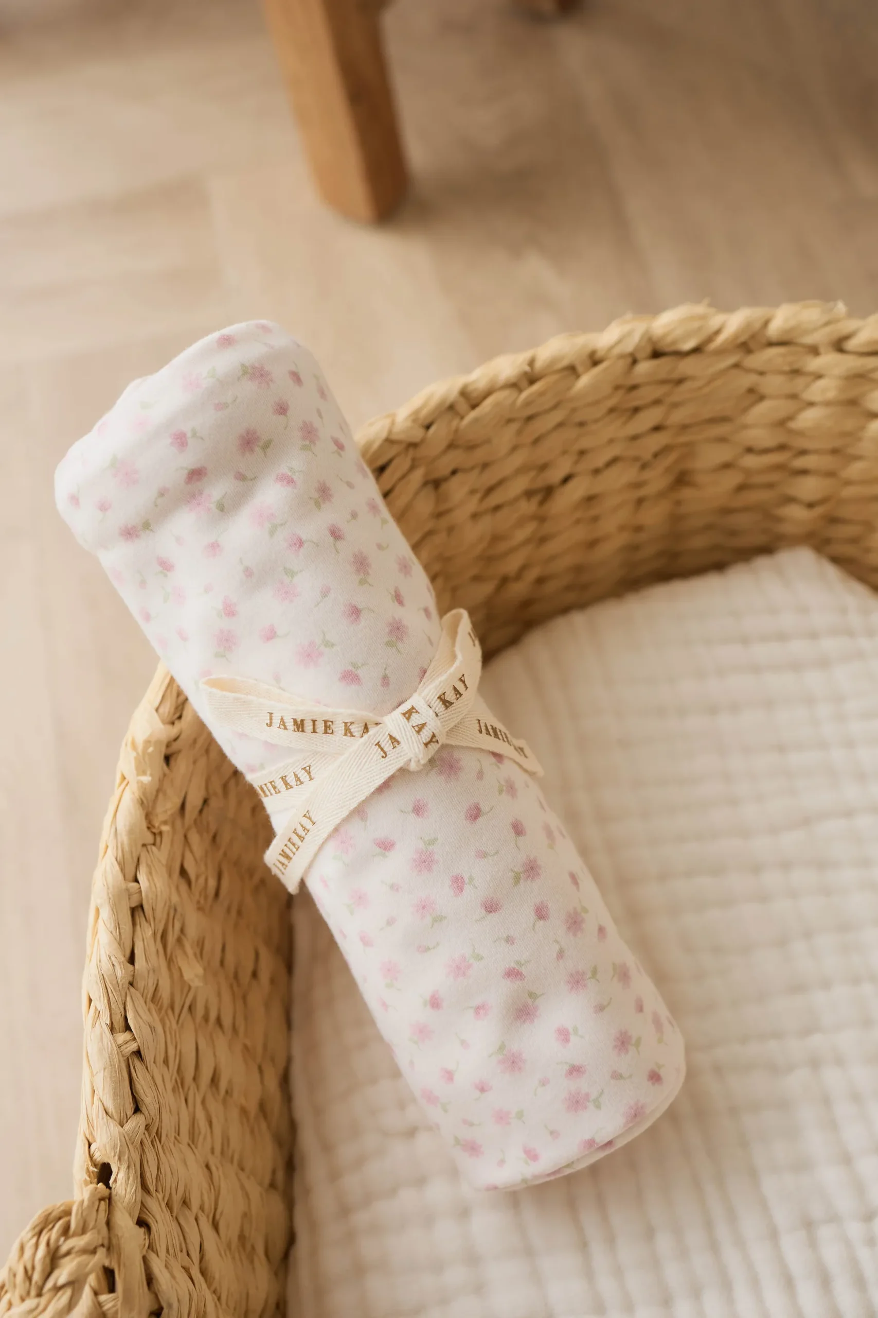 Organic Cotton Murphy Blanket - Victoria Blush
