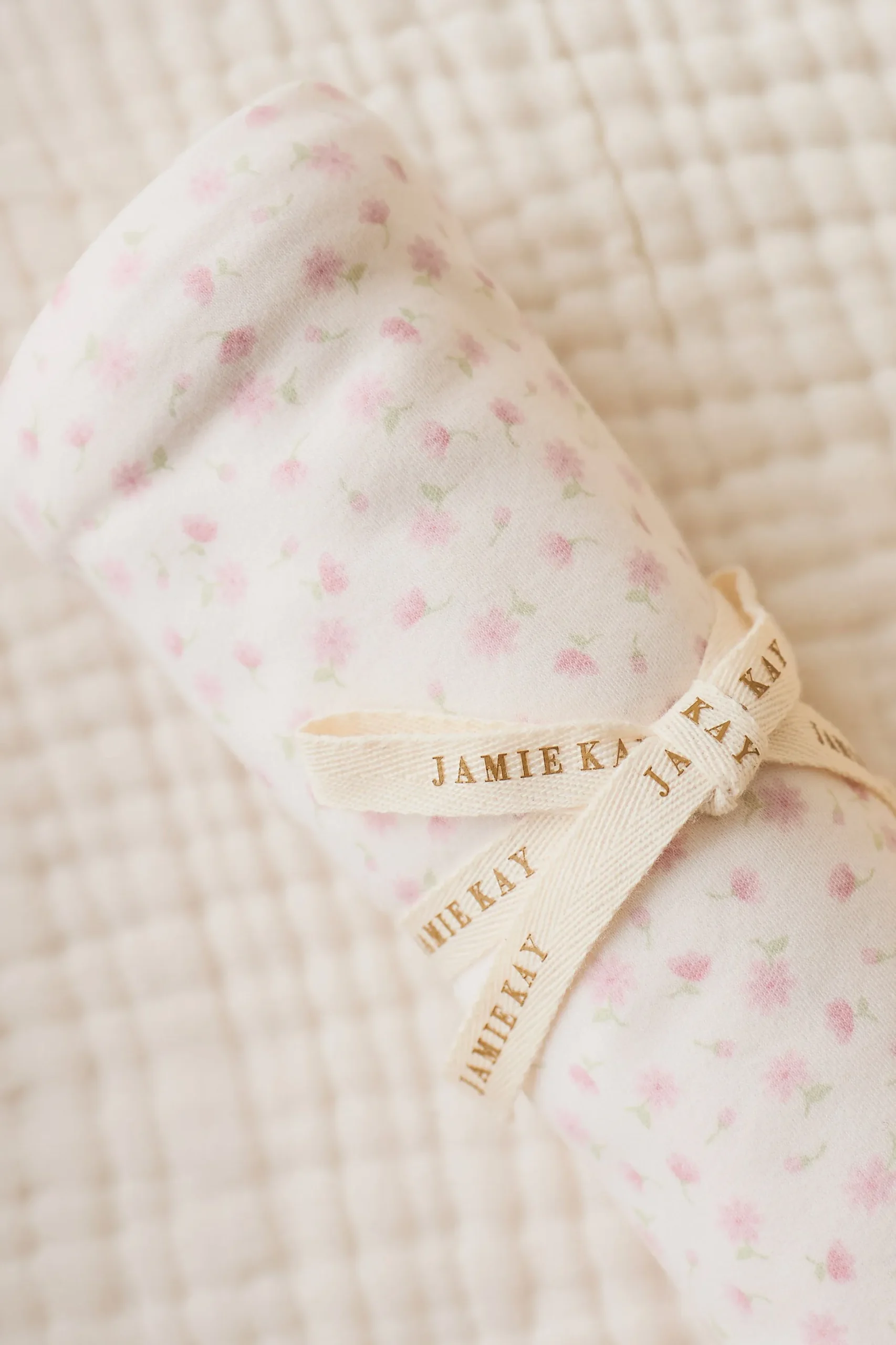 Organic Cotton Murphy Blanket - Victoria Blush