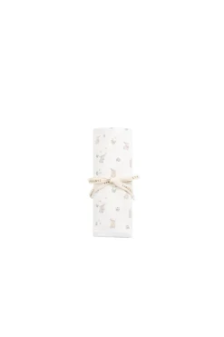 Organic Cotton Murphy Blanket - Lapin Jardin Crisp