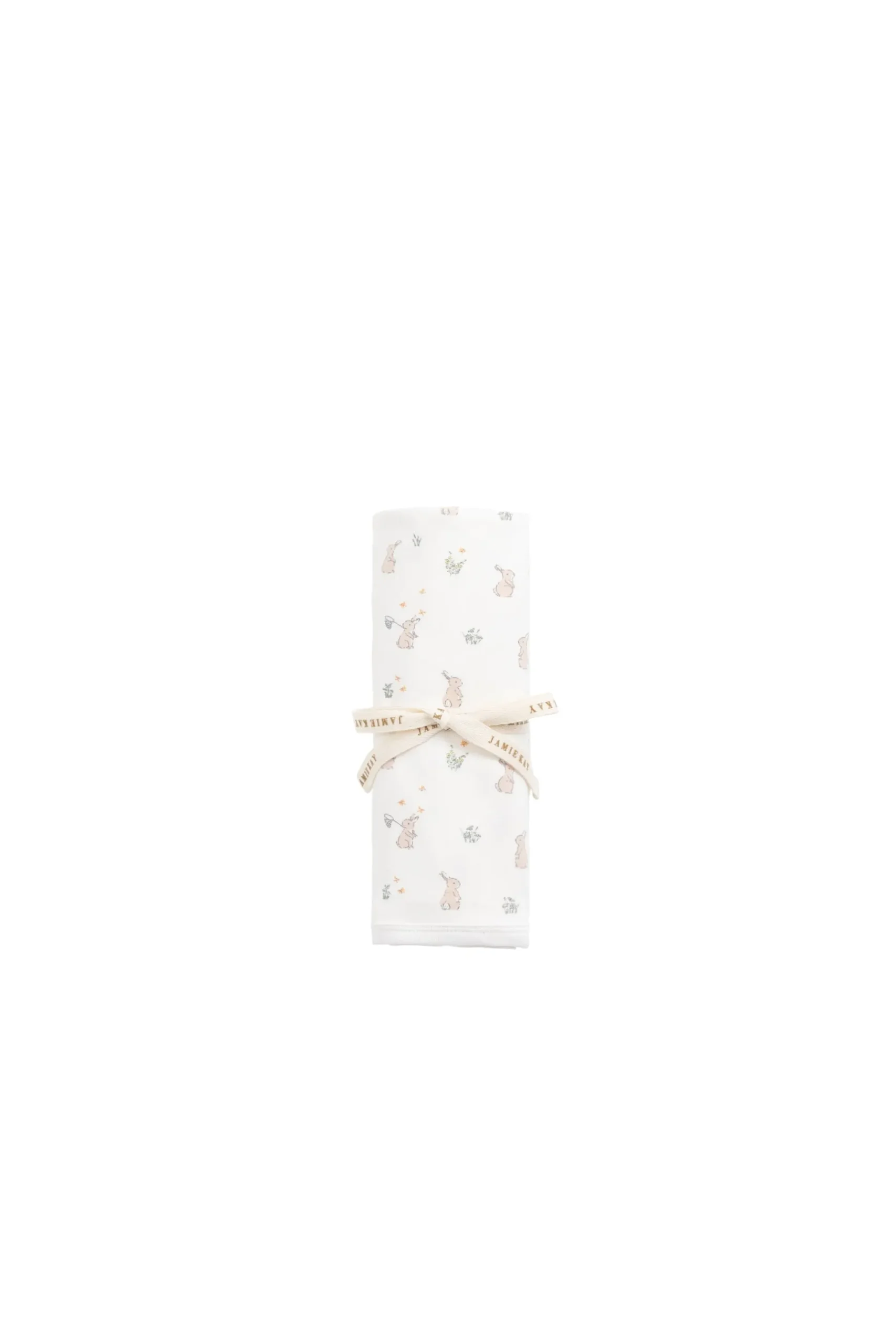 Organic Cotton Murphy Blanket - Lapin Jardin Crisp