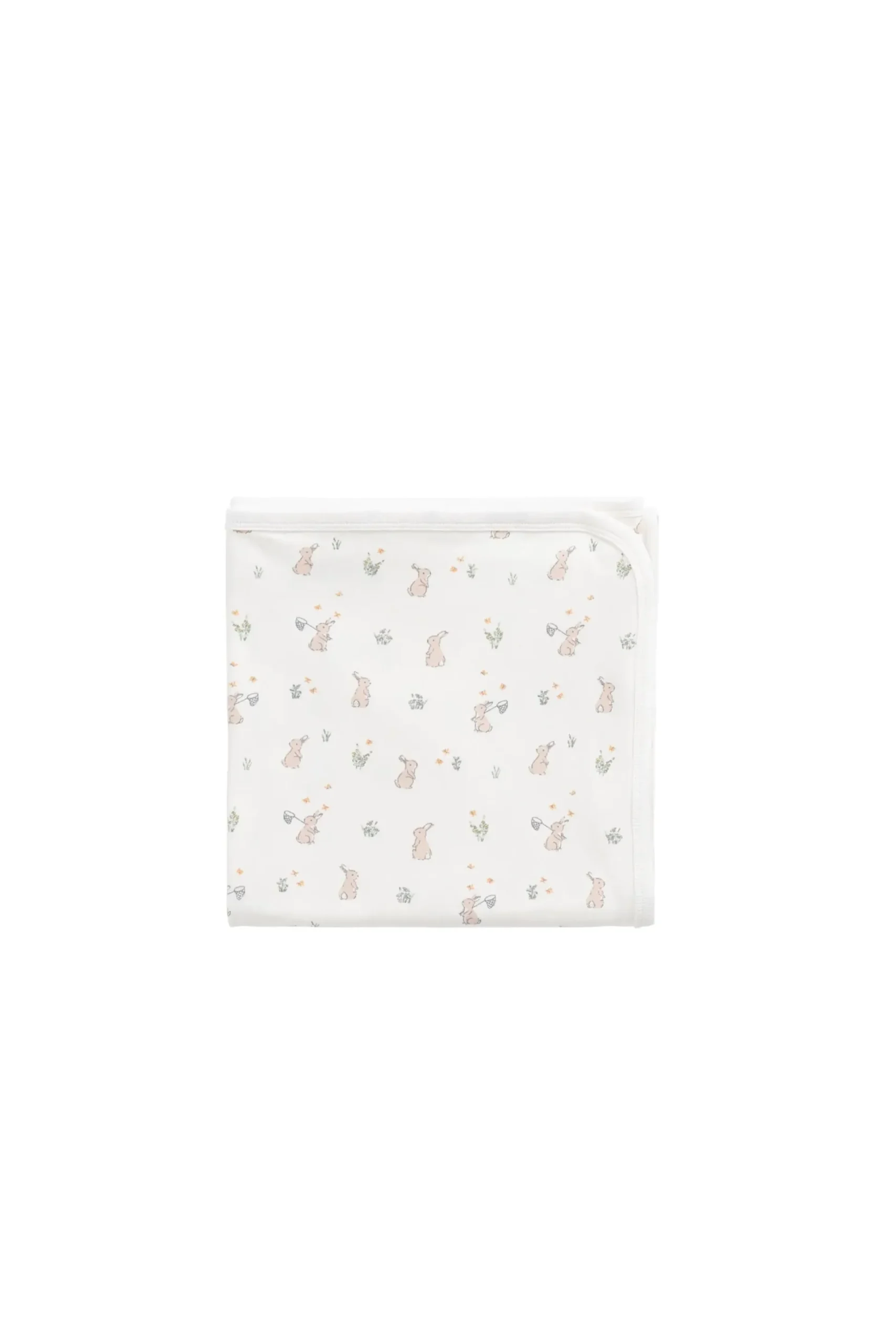 Organic Cotton Murphy Blanket - Lapin Jardin Crisp