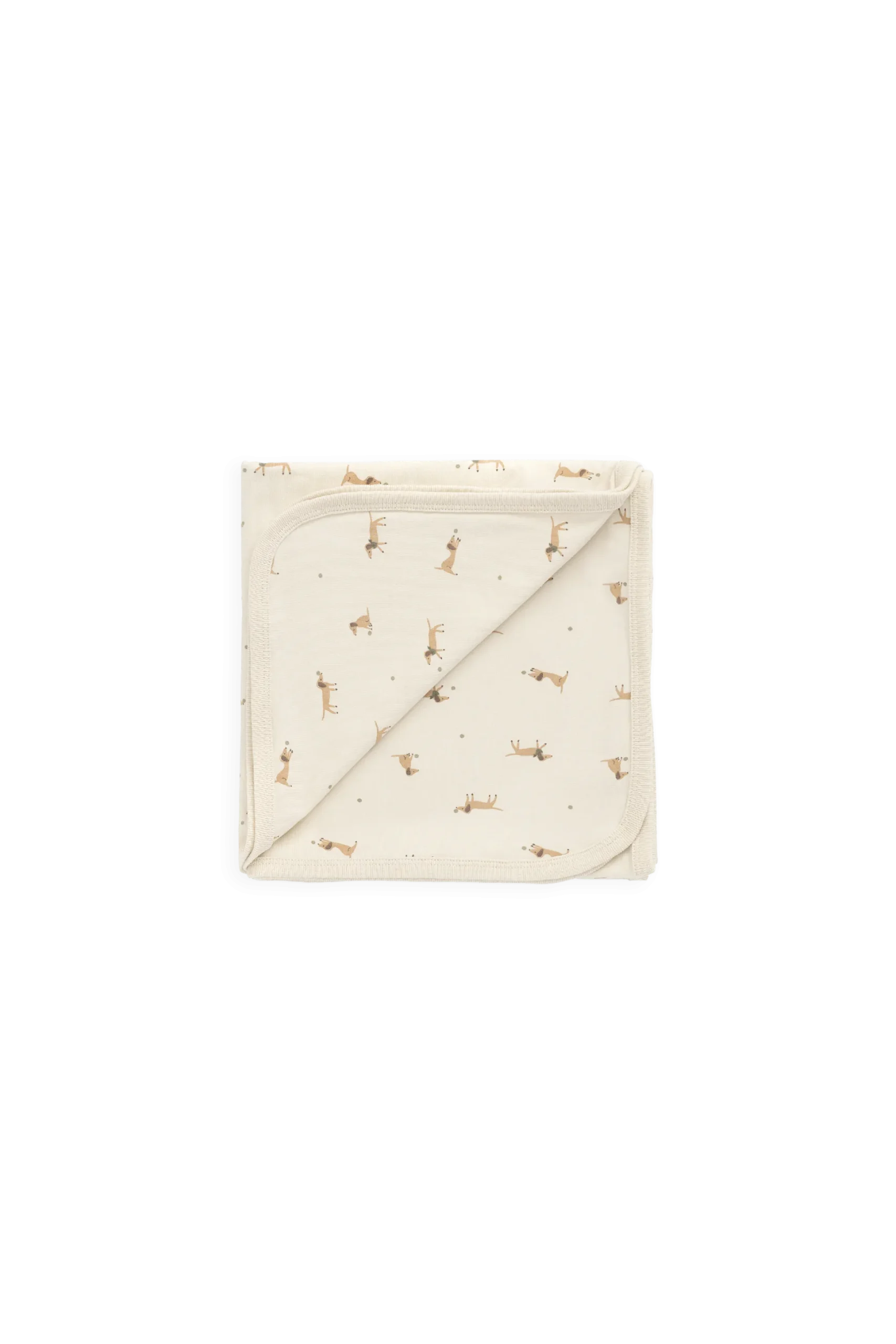 Organic Cotton Murphy Blanket - Play Ball Cassava