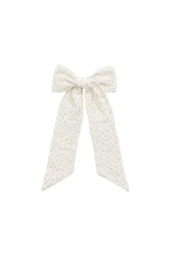 Organic Cotton Muslin Alora Bow - Pippa Pink