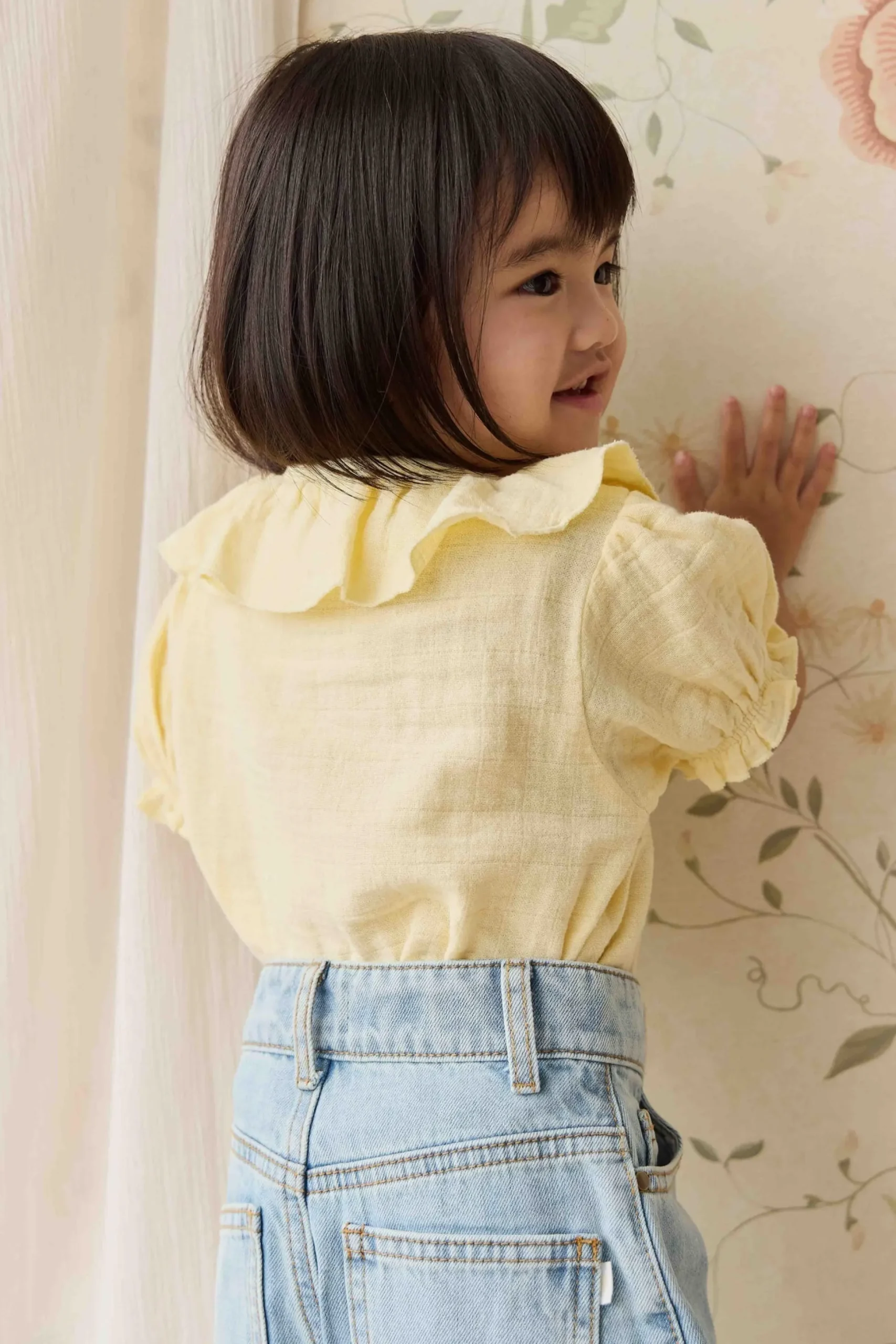 Organic Cotton Muslin Alora Top - Sunshine