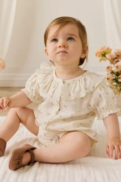 Organic Cotton Muslin Alora Top - Willow Rose