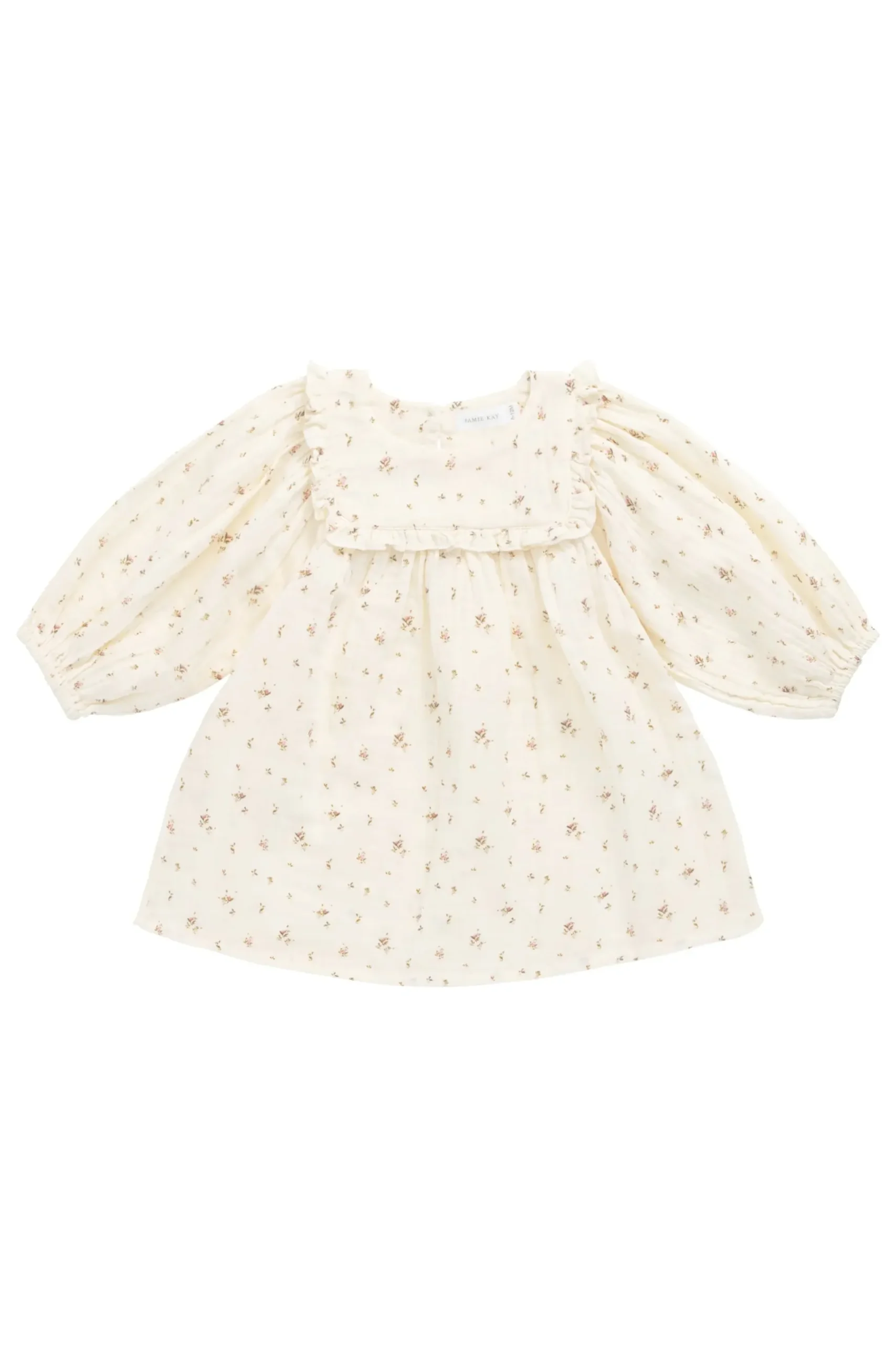 Organic Cotton Muslin Amira Dress - Dina Antique