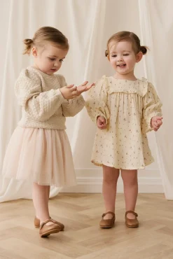 Organic Cotton Muslin Amira Dress - Dina Antique
