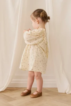 Organic Cotton Muslin Amira Dress - Dina Antique