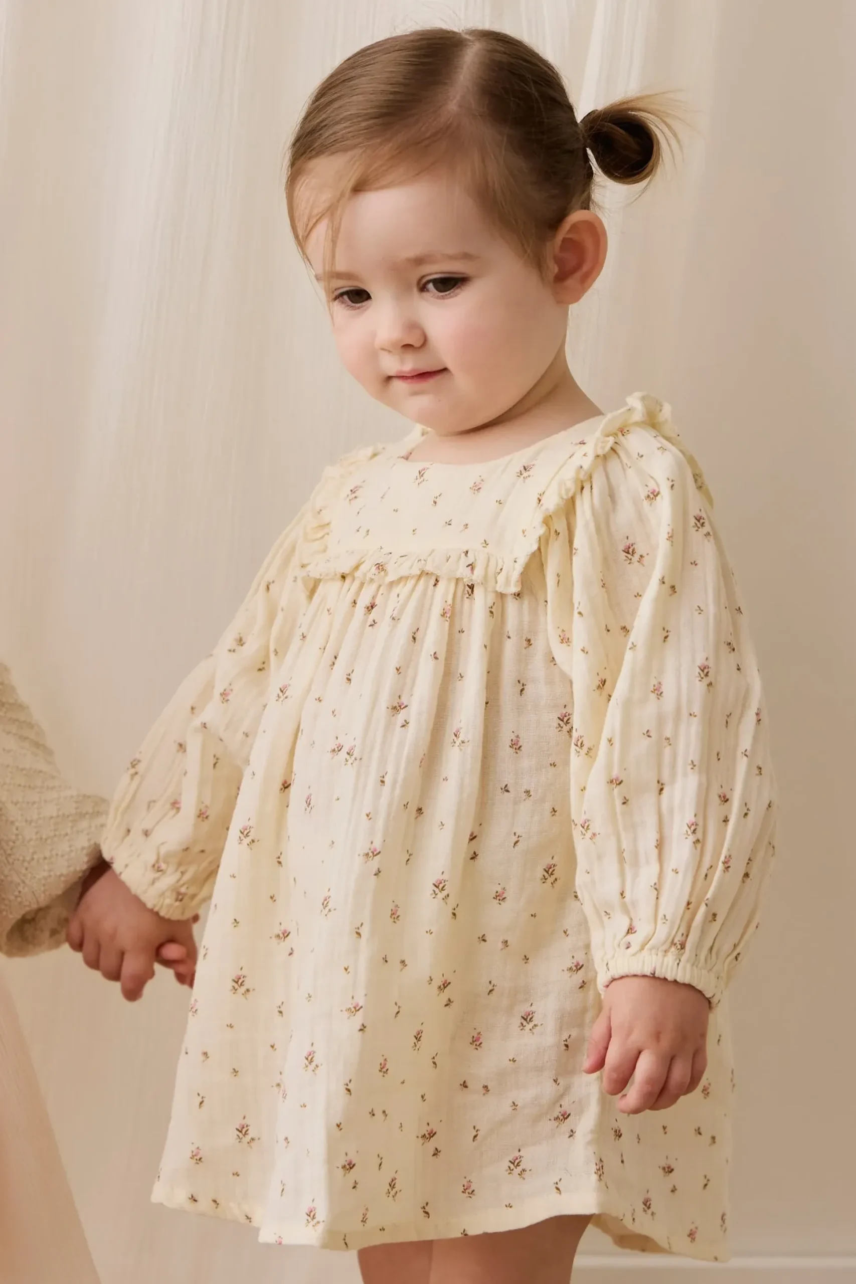 Organic Cotton Muslin Amira Dress - Dina Antique