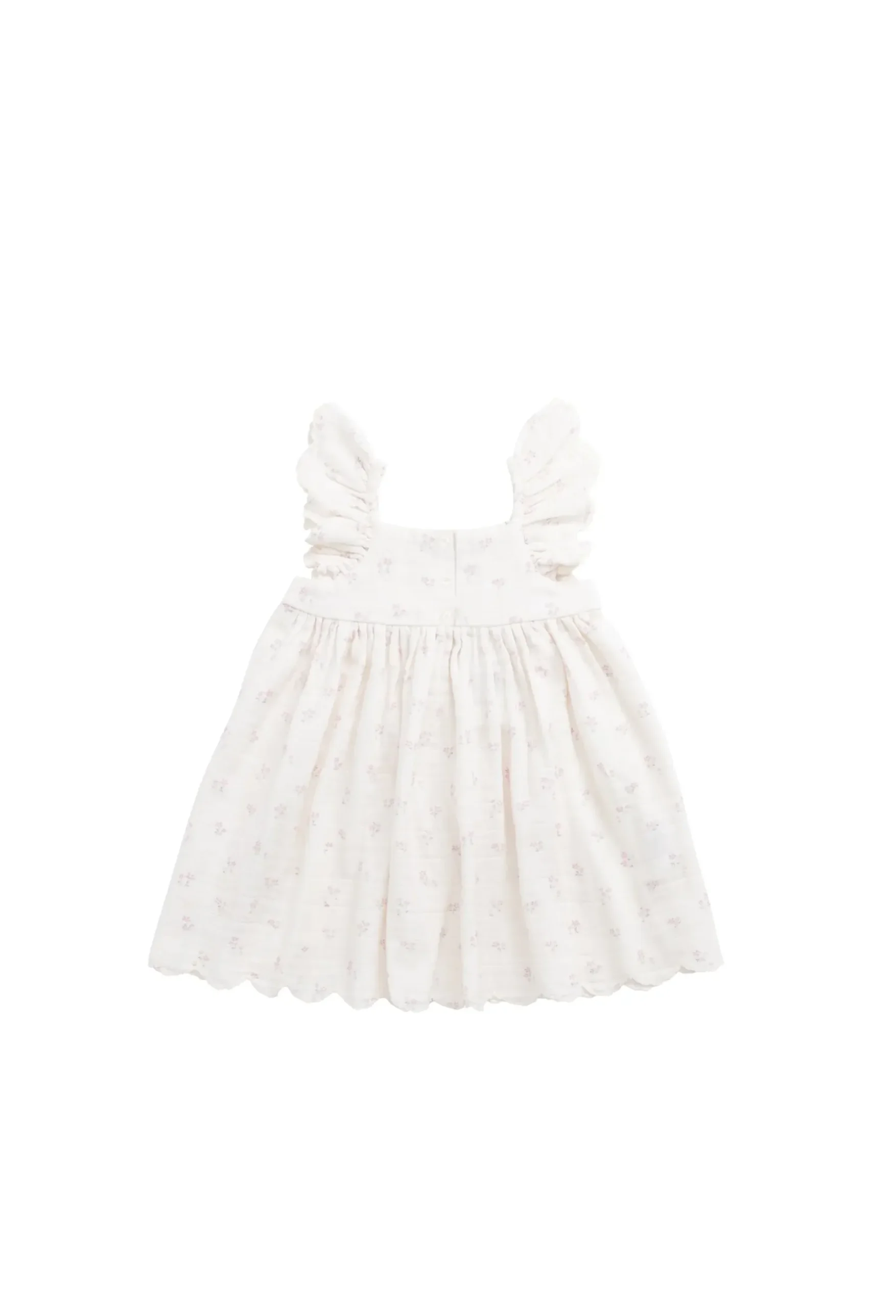 Organic Cotton Muslin Annalise Dress - Pauline Pink