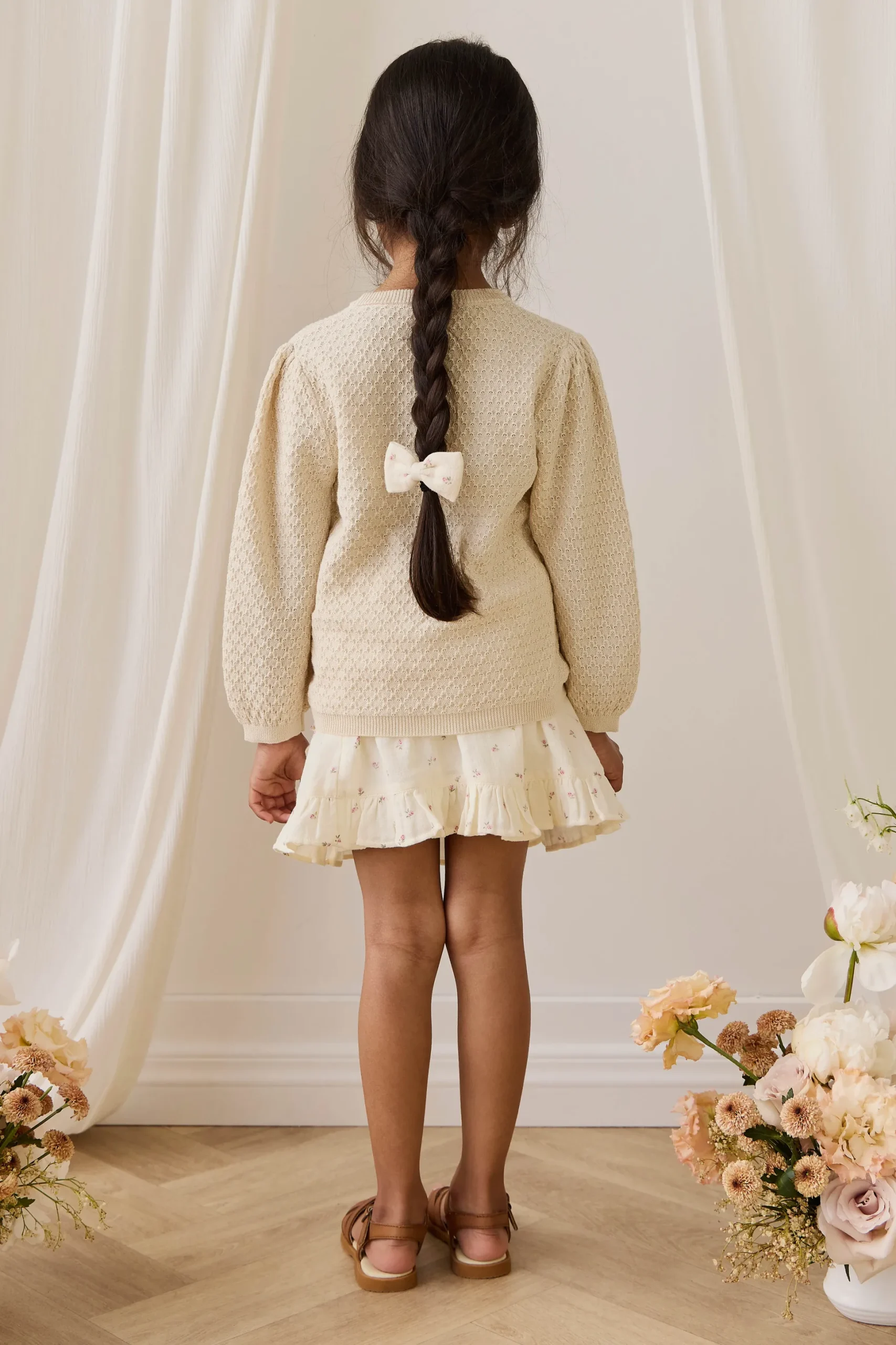 Organic Cotton Muslin Celine Skirt - Willow Rose