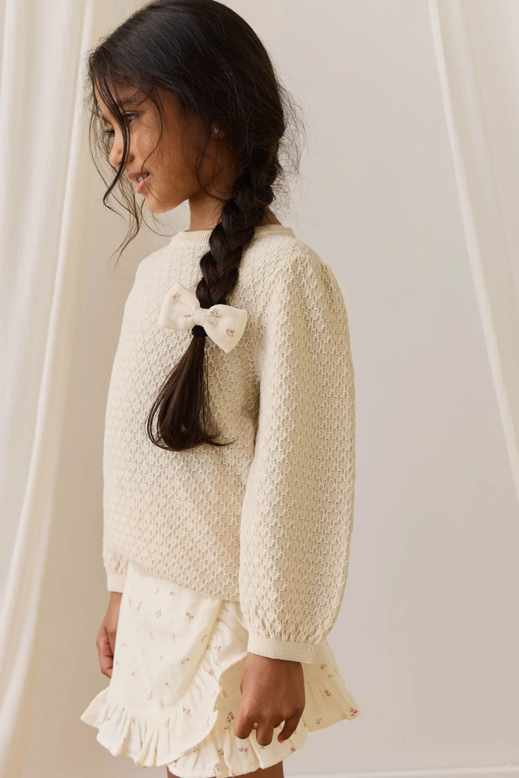 Organic Cotton Muslin Celine Skirt - Willow Rose