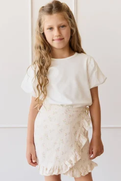 Organic Cotton Muslin Celine Skirt - Emelia Pink