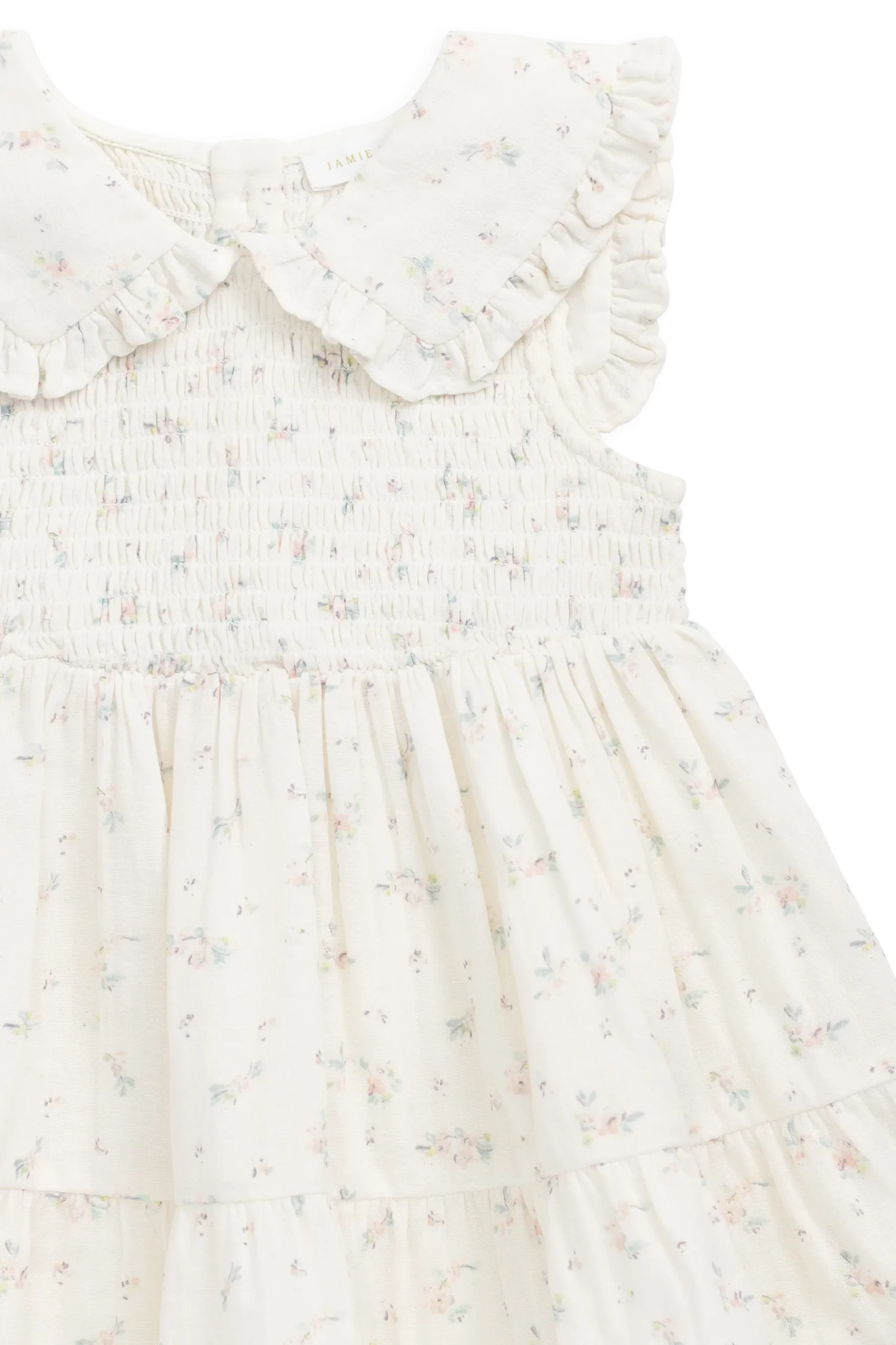 Organic Cotton Muslin Christabel Dress - Solange Snow