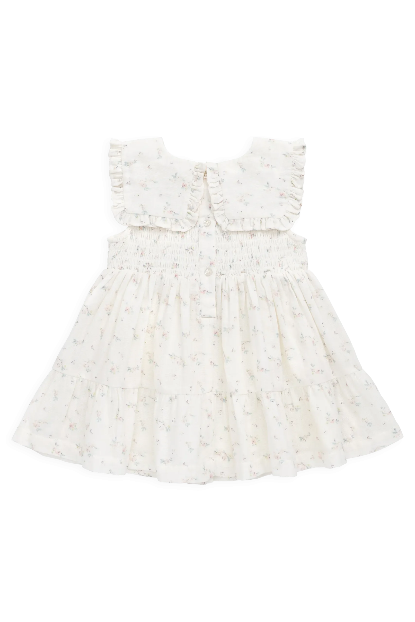 Organic Cotton Muslin Christabel Dress - Solange Snow