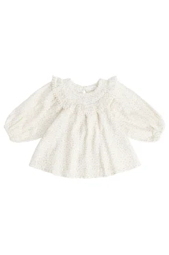 Organic Cotton Muslin Cleo Blouse - Pippa Pink