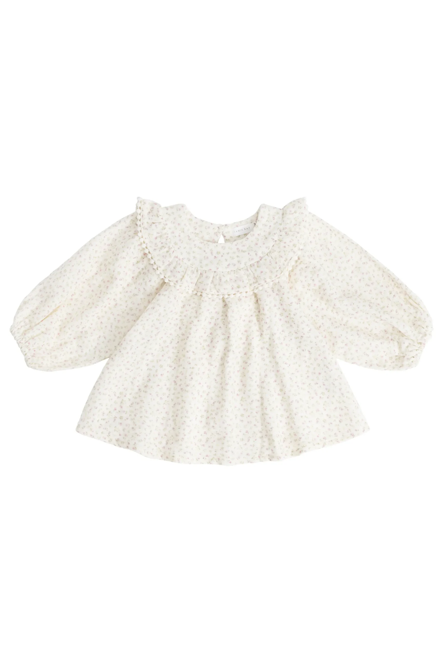 Organic Cotton Muslin Cleo Blouse - Pippa Pink