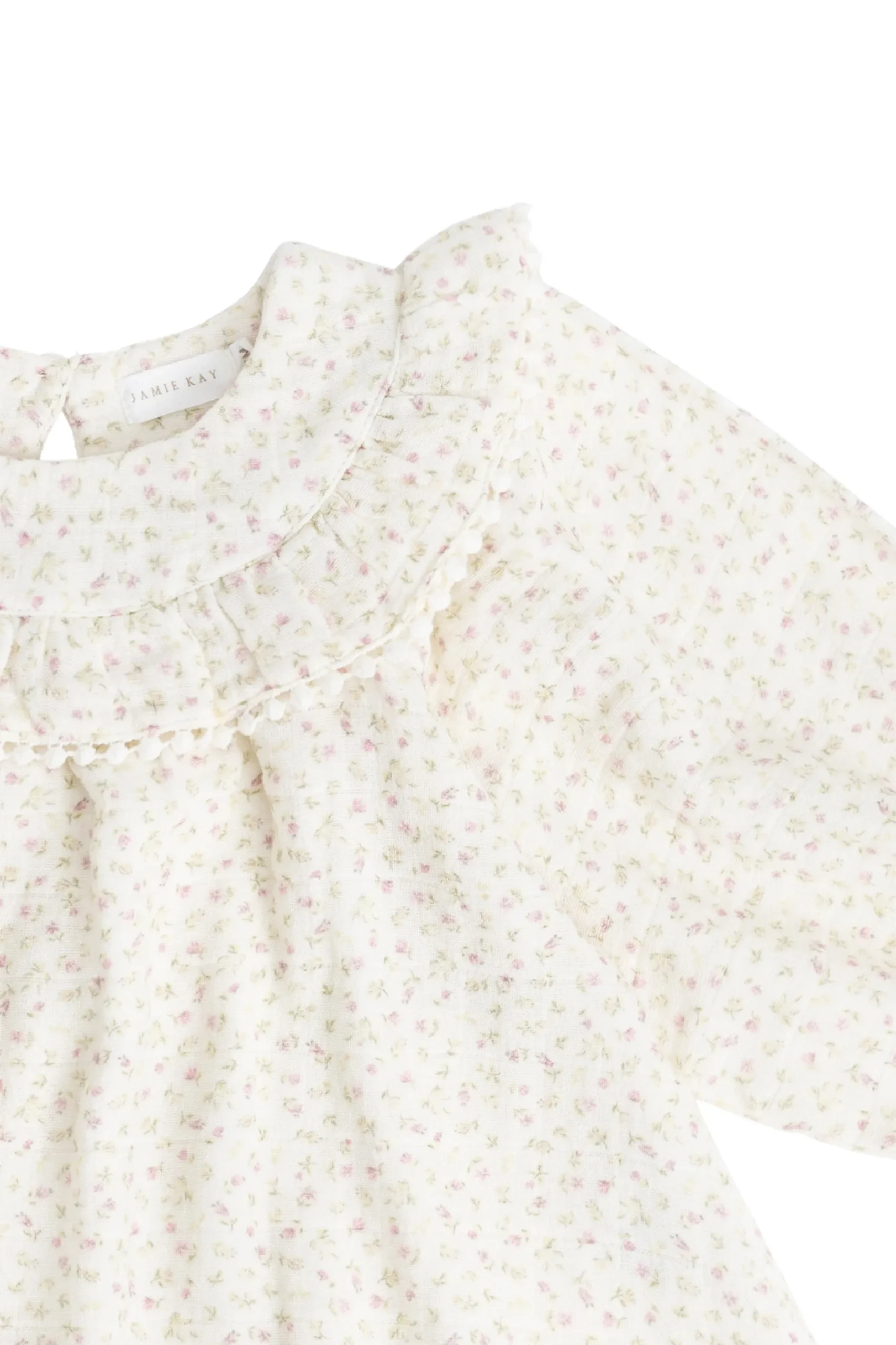 Organic Cotton Muslin Cleo Blouse - Pippa Pink