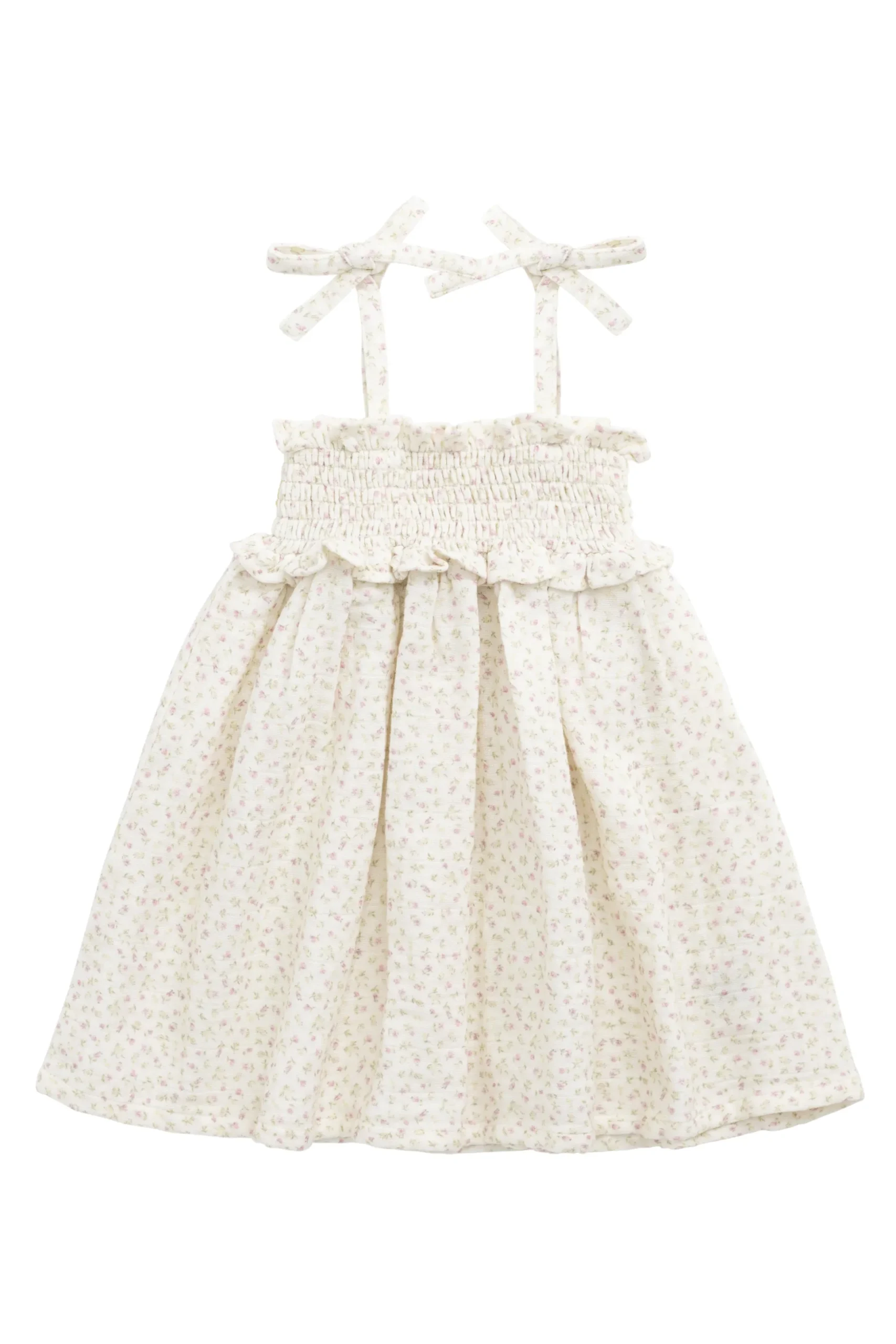 Organic Cotton Muslin Cleo Dress - Pippa Pink