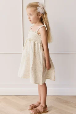 Organic Cotton Muslin Cleo Dress - Pippa Pink