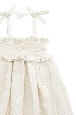 Organic Cotton Muslin Cleo Dress - Pippa Pink