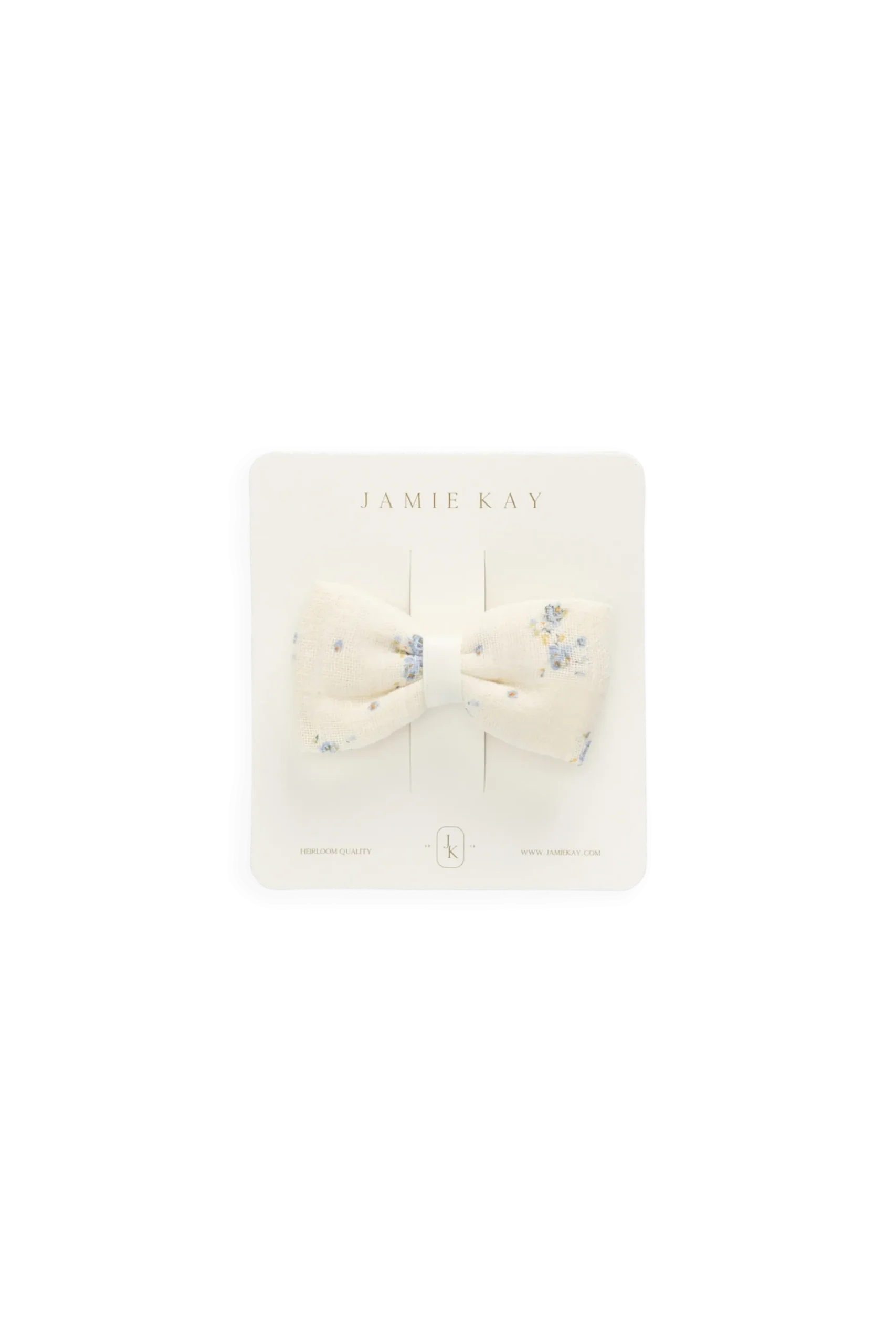 Organic Cotton Muslin Desiree Bow-Molly Blue