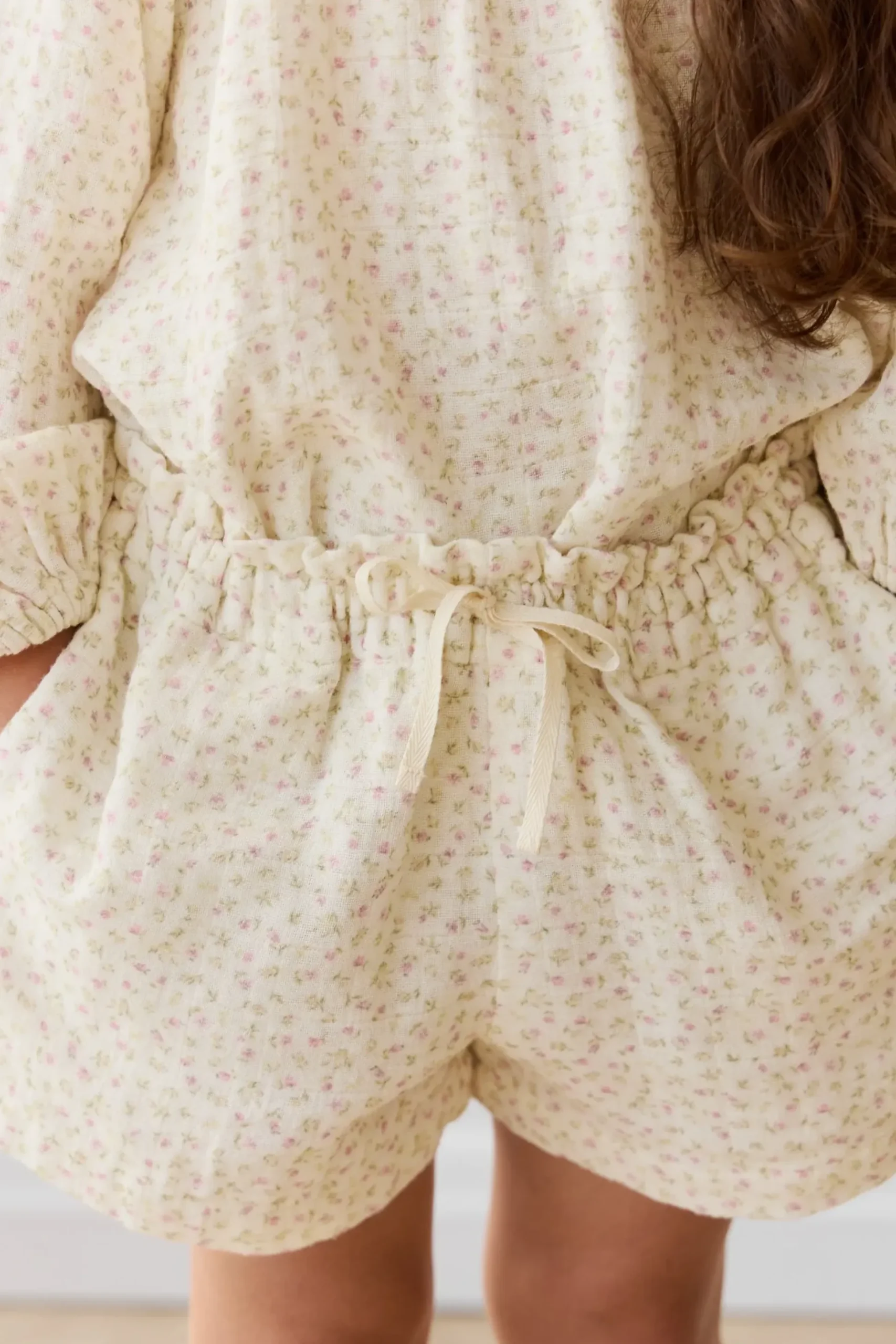 Organic Cotton Muslin Emelia Short - Pippa Pink