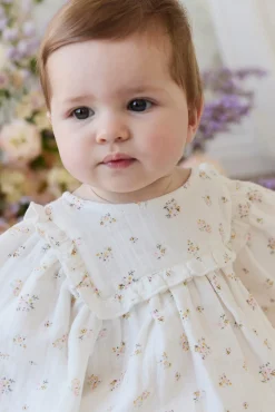 Organic Cotton Muslin Frances Playsuit-Ayla Whisper