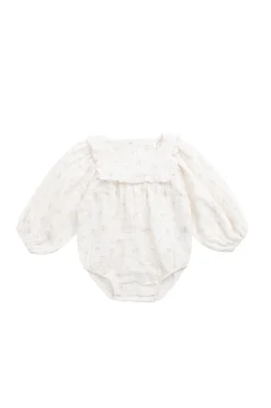 Organic Cotton Muslin Frances Playsuit - Pauline Pink