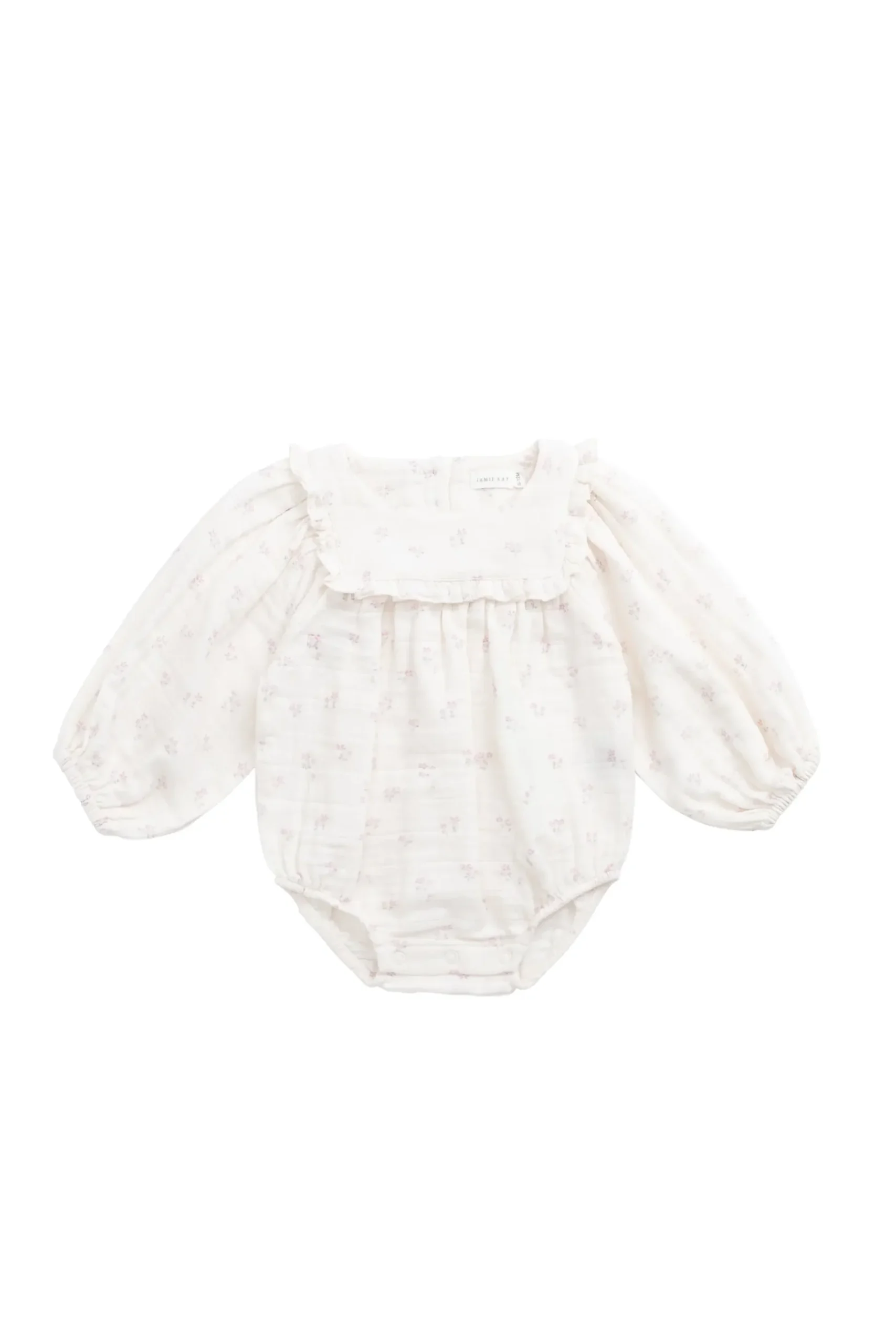 Organic Cotton Muslin Frances Playsuit - Pauline Pink
