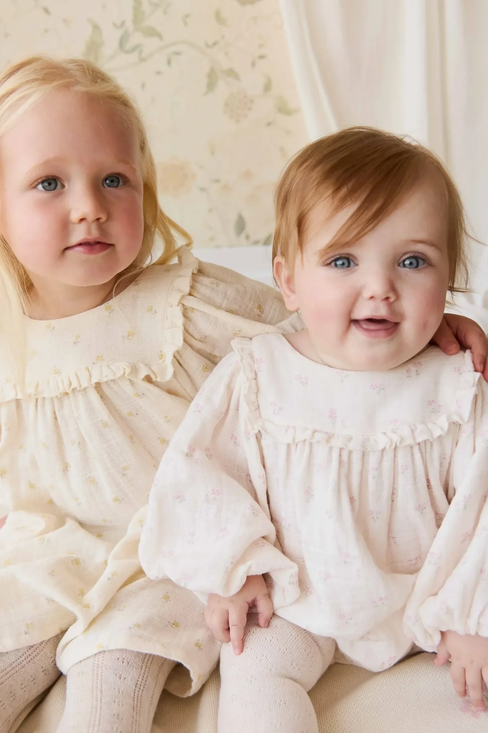 Organic Cotton Muslin Frances Playsuit - Pauline Pink