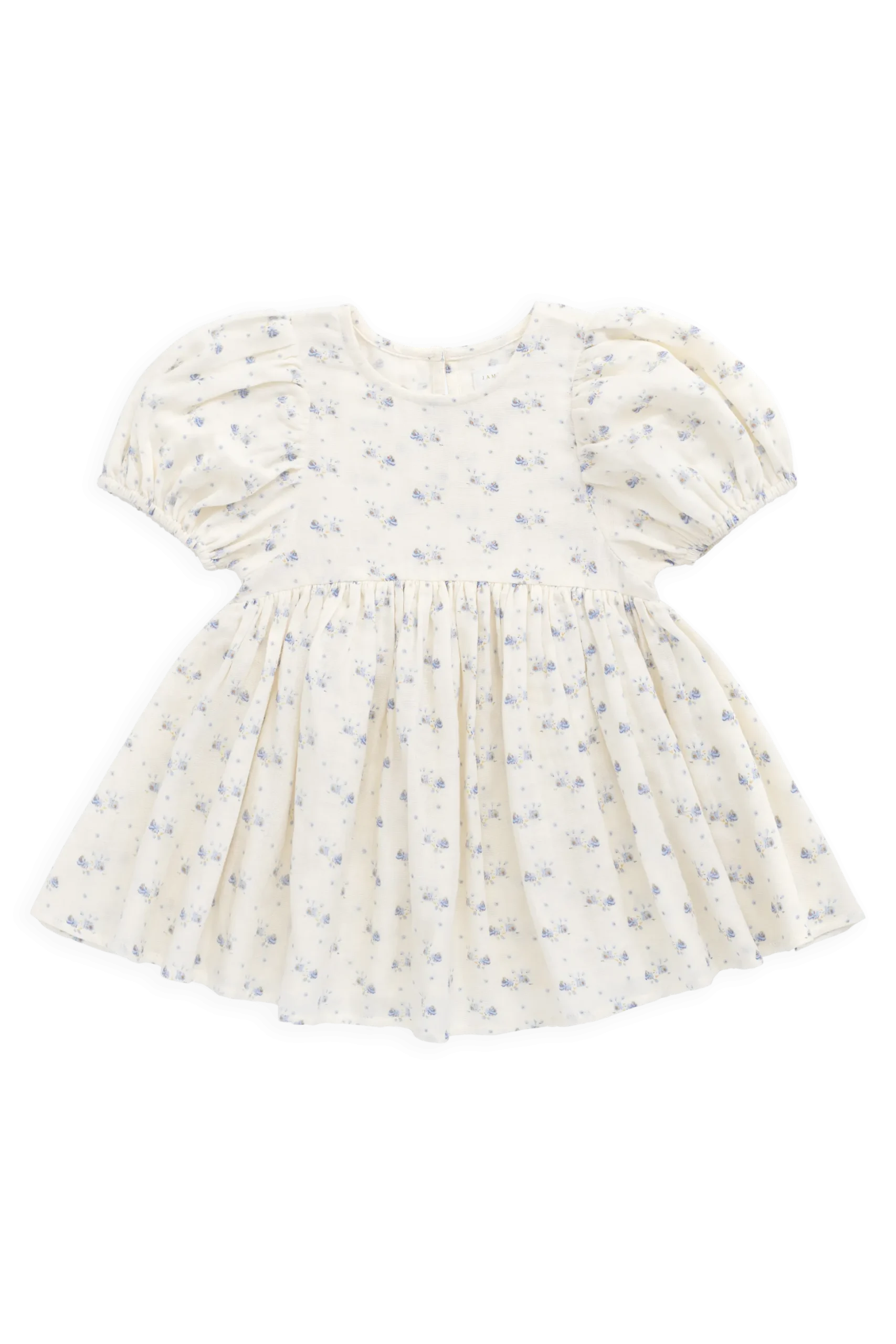Organic Cotton Muslin Frannie Dress-Molly Blue