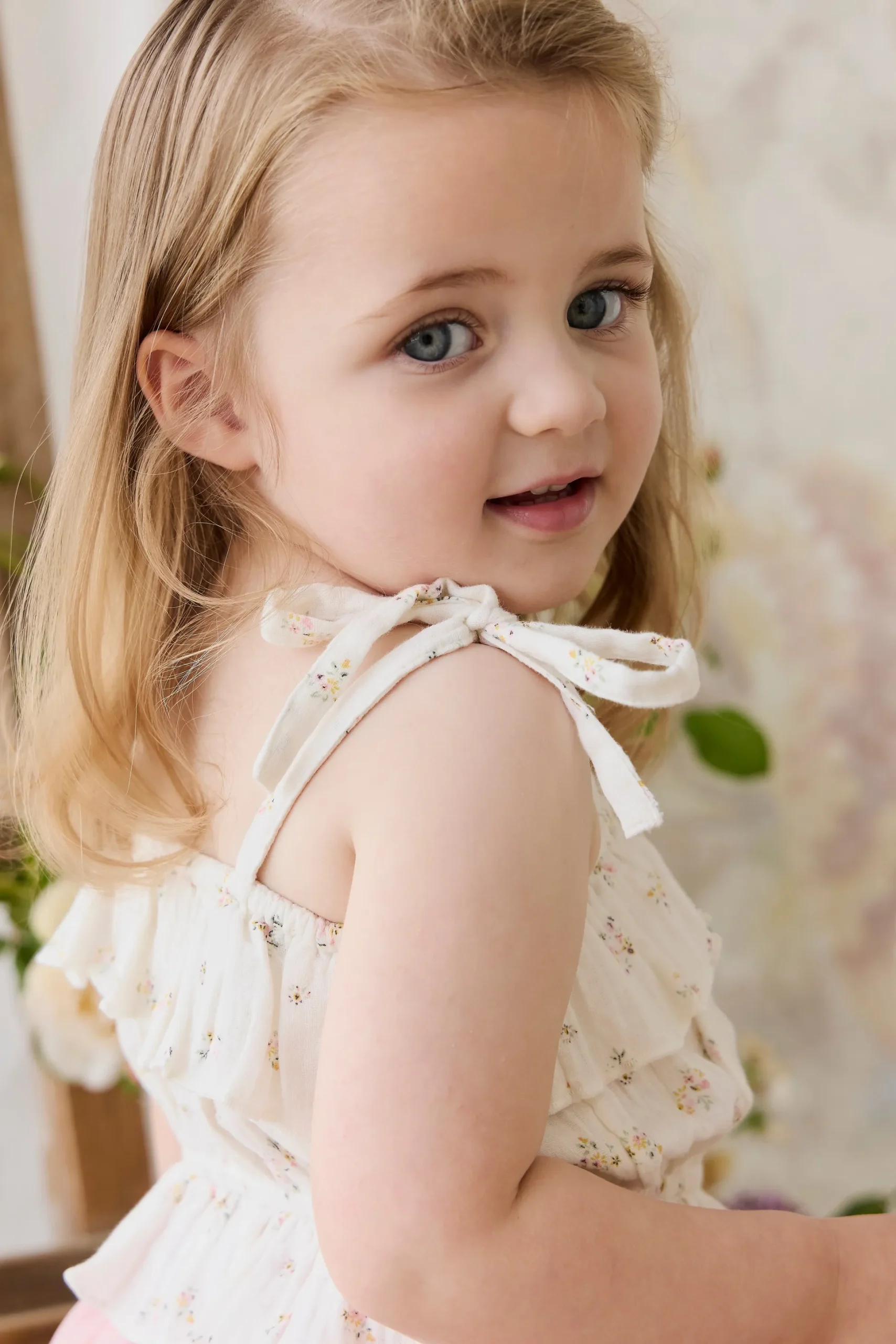 Organic Cotton Muslin Harriet Top - Ayla Whisper