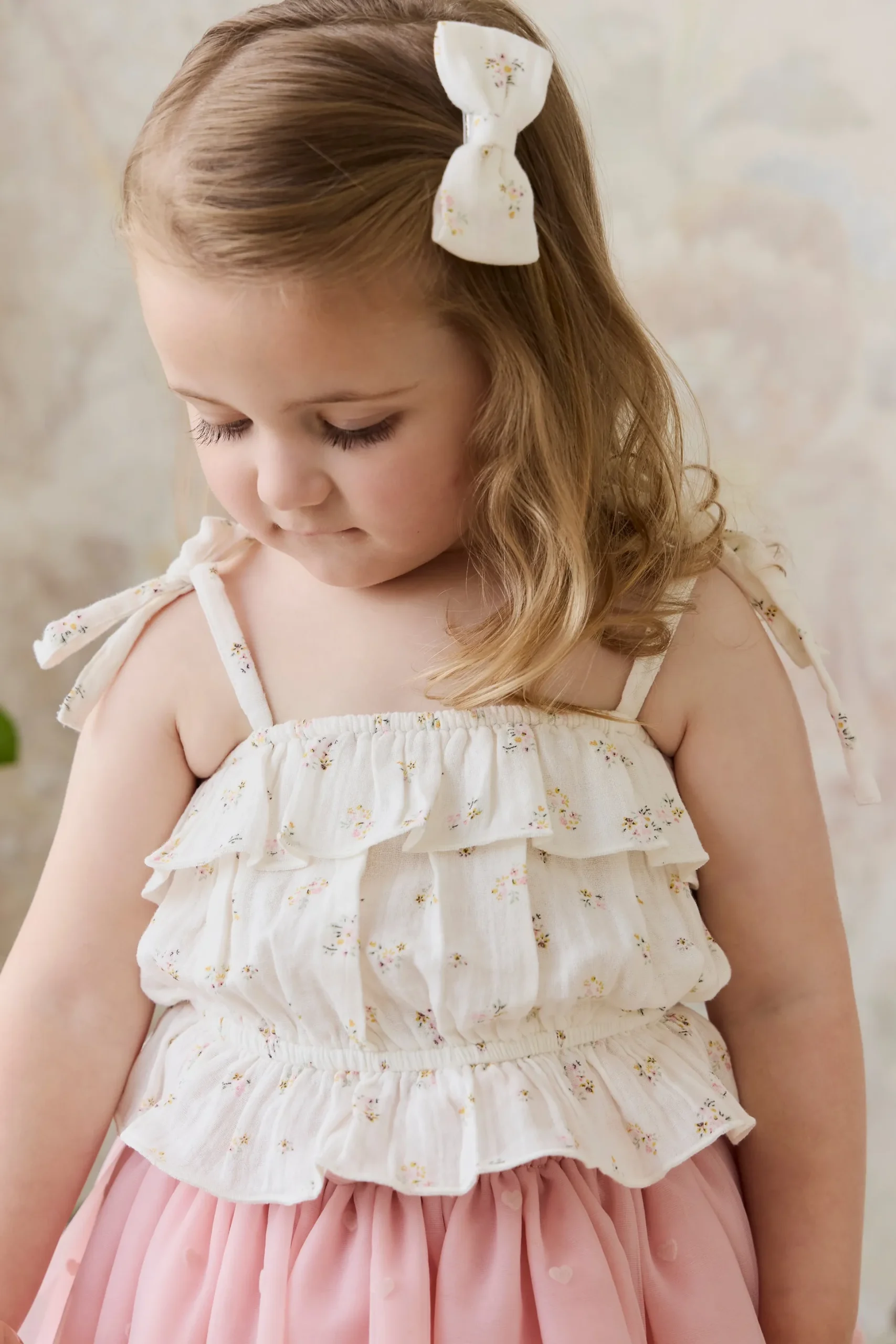 Organic Cotton Muslin Harriet Top - Ayla Whisper
