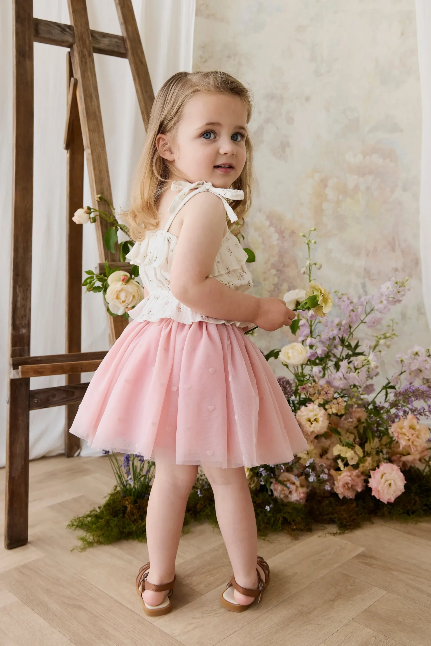 Organic Cotton Muslin Harriet Top - Ayla Whisper