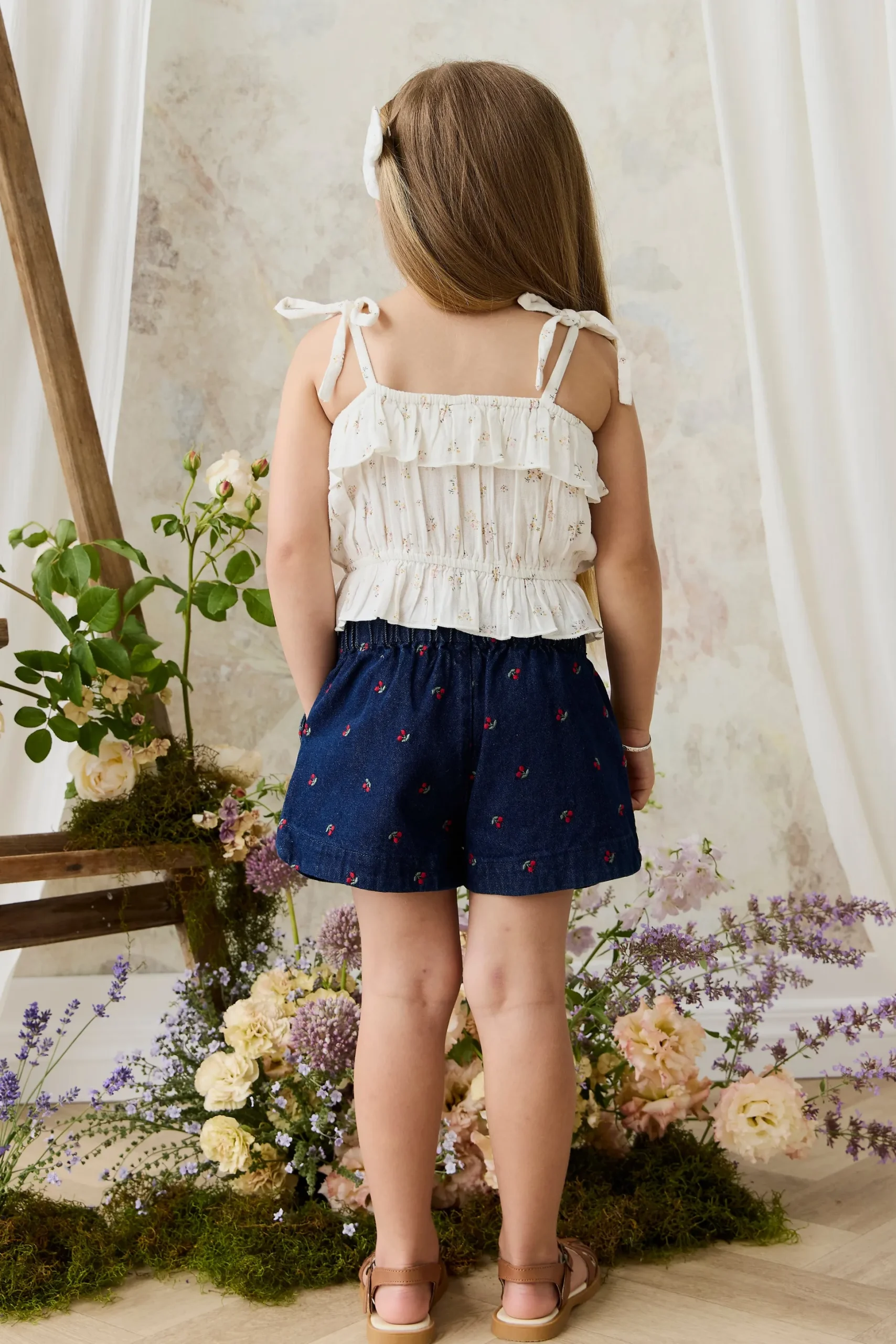 Organic Cotton Muslin Harriet Top - Ayla Whisper