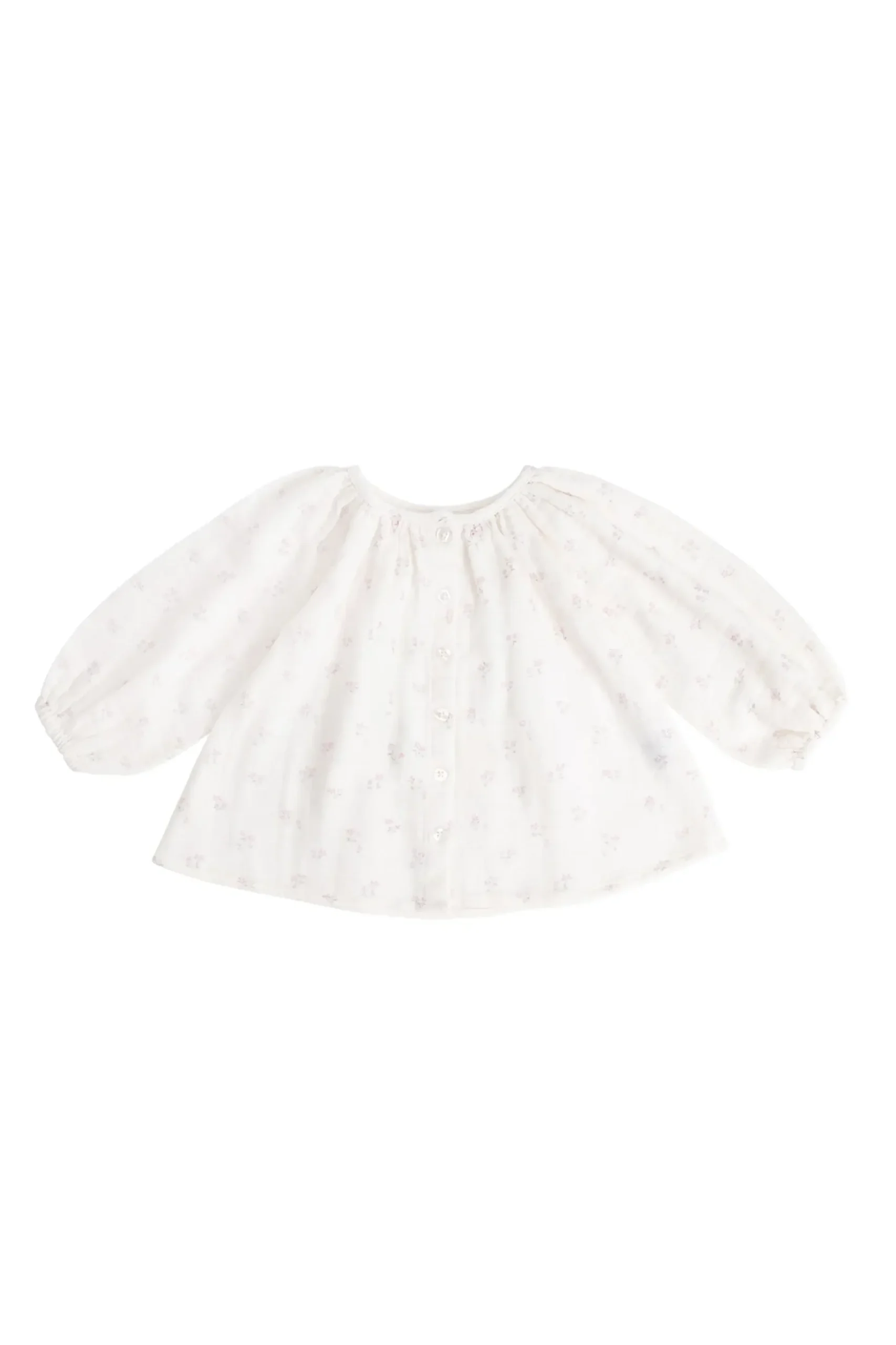 Organic Cotton Muslin Heather Blouse - Pauline Pink