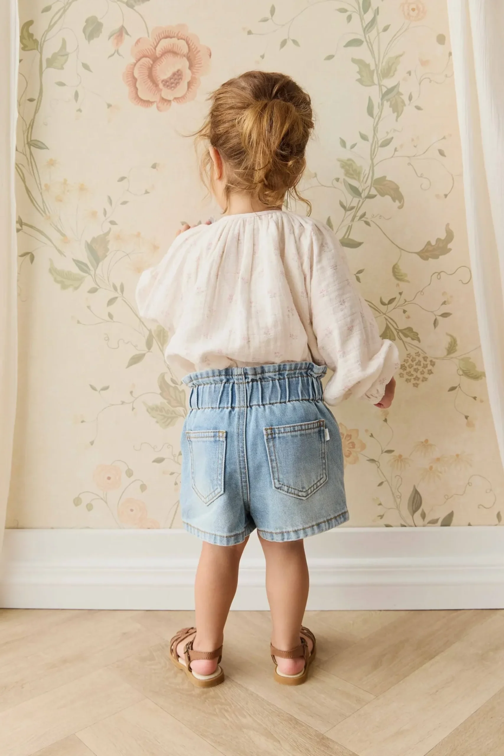Organic Cotton Muslin Heather Blouse - Pauline Pink