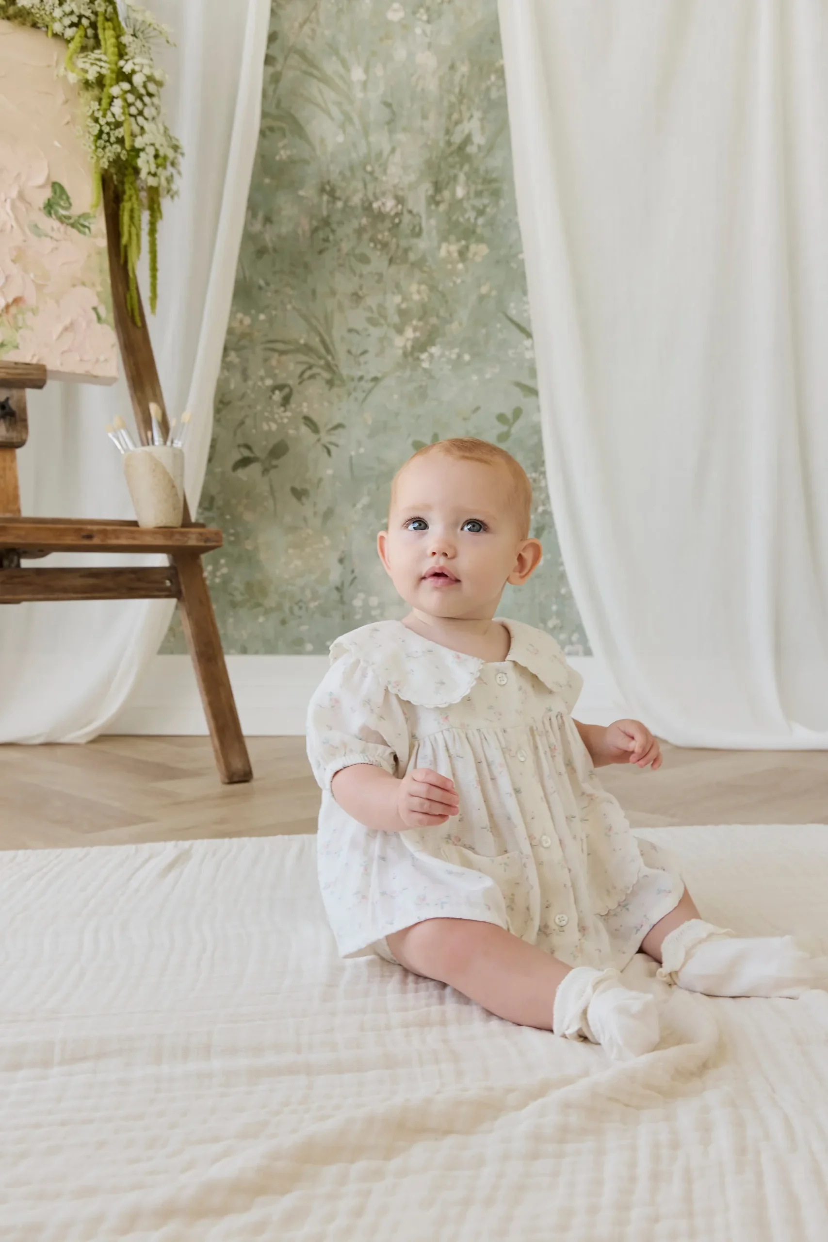 Organic Cotton Muslin Kodi Top - Solange Snow