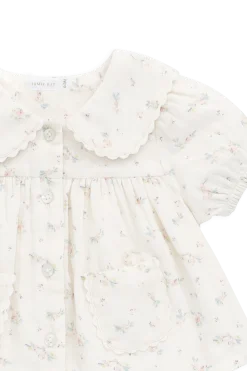 Organic Cotton Muslin Kodi Top - Solange Snow