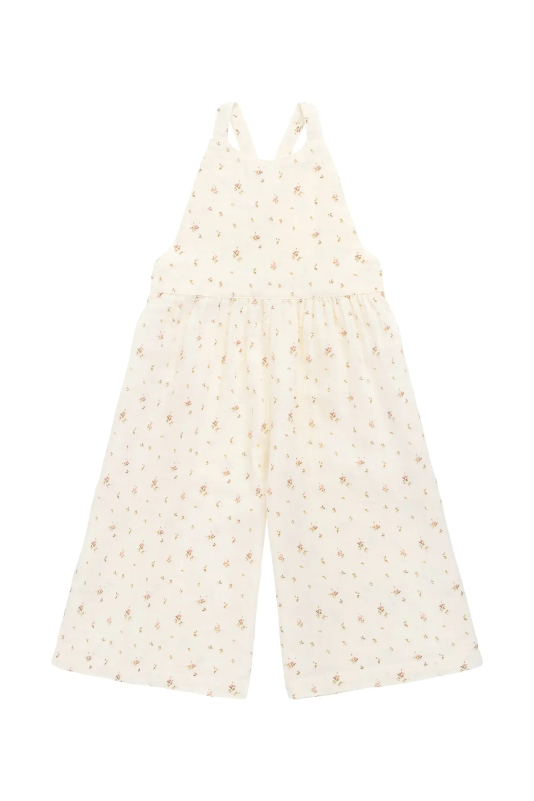 Organic Cotton Muslin Lana Jumpsuit - Dina Antique