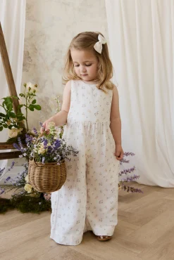 Organic Cotton Muslin Marceline Jumpsuit - Ayla Whisper