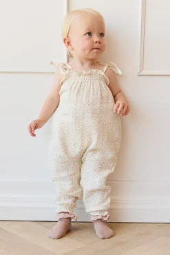 Organic Cotton Muslin Myla Jumpsuit - Pippa Pink