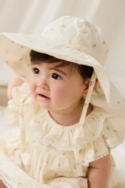 Organic Cotton Muslin Noelle Hat - Willow Rose