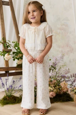 Organic Cotton Muslin Odette Pant - Ayla Whisper