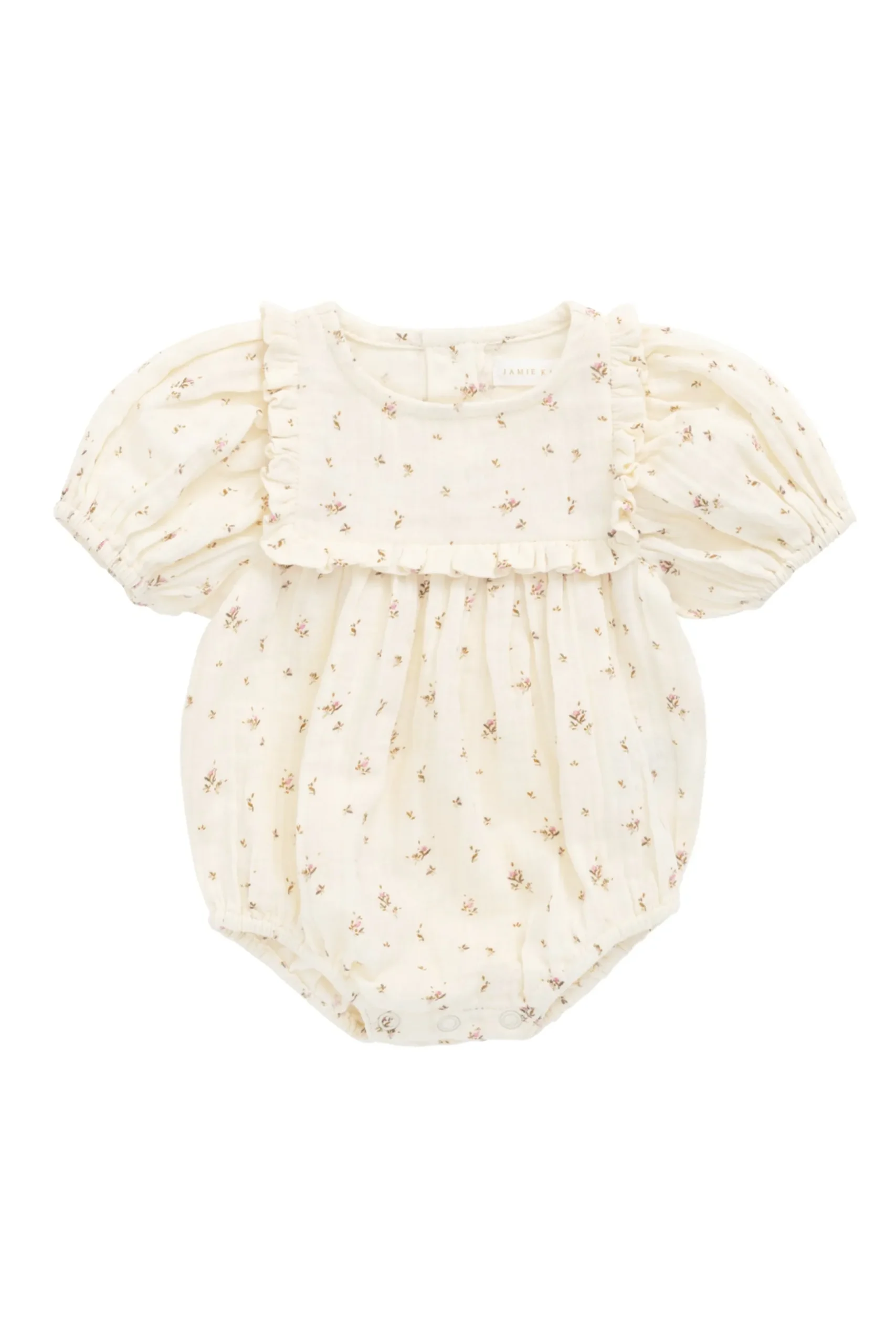 Organic Cotton Muslin Odette Playsuit - Dina Antique